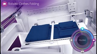 Robotic Clothes Folding Device - 3D Animation (Start-Up Fundraising Video)