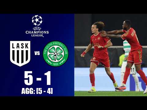 LASK Linz vs Celtic 5-1 AGG: (5-4) Highlights | UEFA Champions League, Playoff 2026/27 | celtic lask