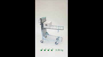 Konga Adjustable Self-Leveling Stock Trolley