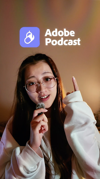 Clean up messy audio in just a few clicks with enhanced speech!  #adobepodcastpartner #videography