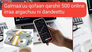 Wow website Galmaayuu qofaan qarshii 500 ol nuuf kennuu danda'u kana baradhaa! |How to earn money screenshot 5