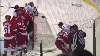 Sheldon Brookbank vs Brad Stuart Oct 8, 2010 - Detroit feed