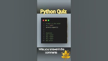 Python Quiz #coding #programmingquiz #shortvideo #python #pythonquiz #scripting #javascript #explore