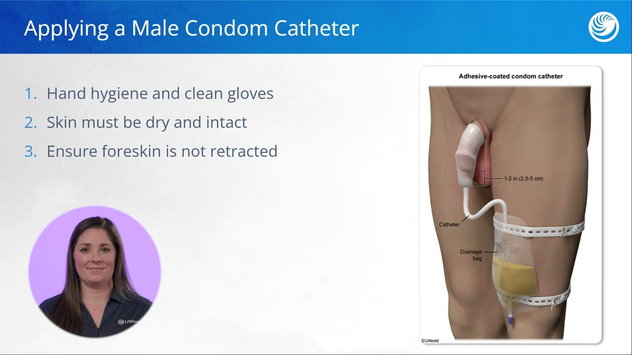 applying an external urinary device