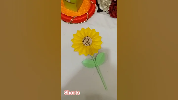 Paper sunflower 🌻