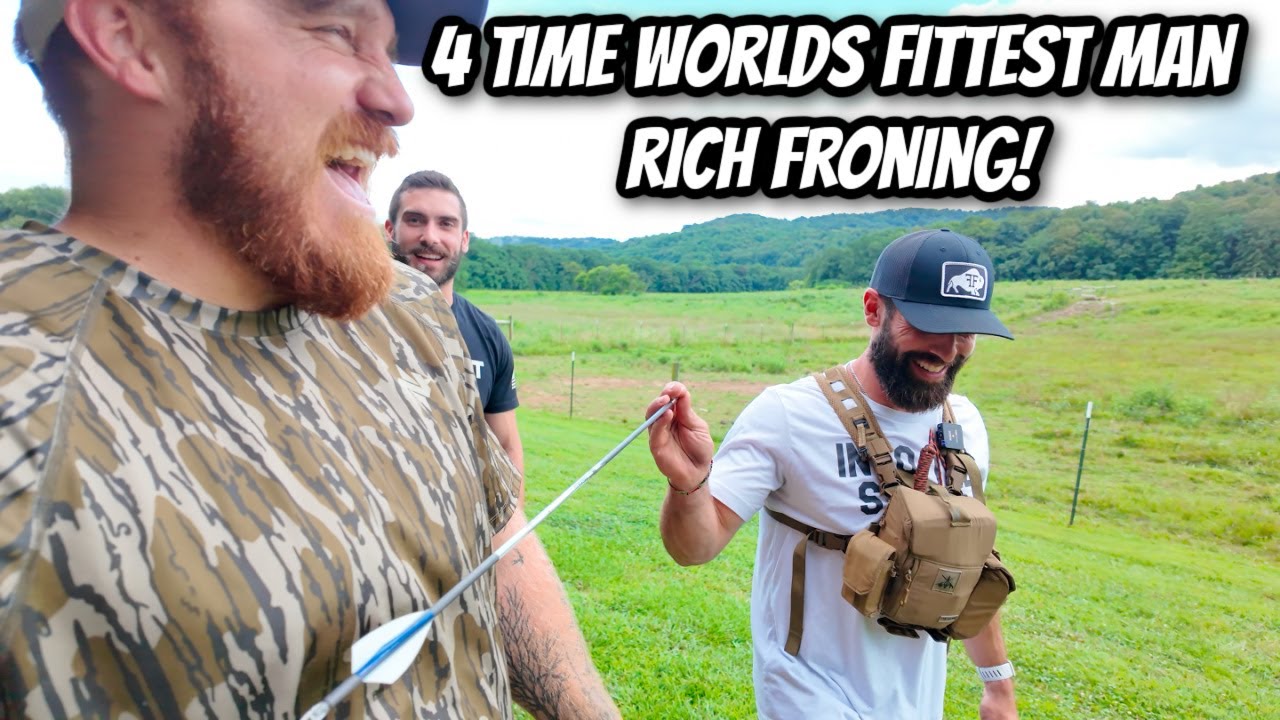 Doing The 100 Yard Bow Challenge With Rich Froning!