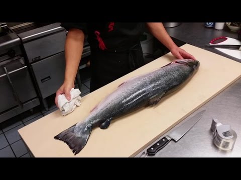 Video: How To Chop Salmon