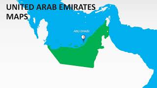 UAE Map Keynote Template Fully Animated Interactive Editable