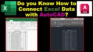 🔗How to Excel Table Link with AutoCAD | 📊#autocad  #autocadtutorial  #cadtips #autocadforbeginners