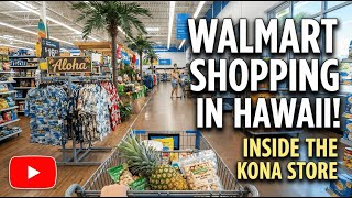 Shopping Inside Walmart - Kona, Hawaii
