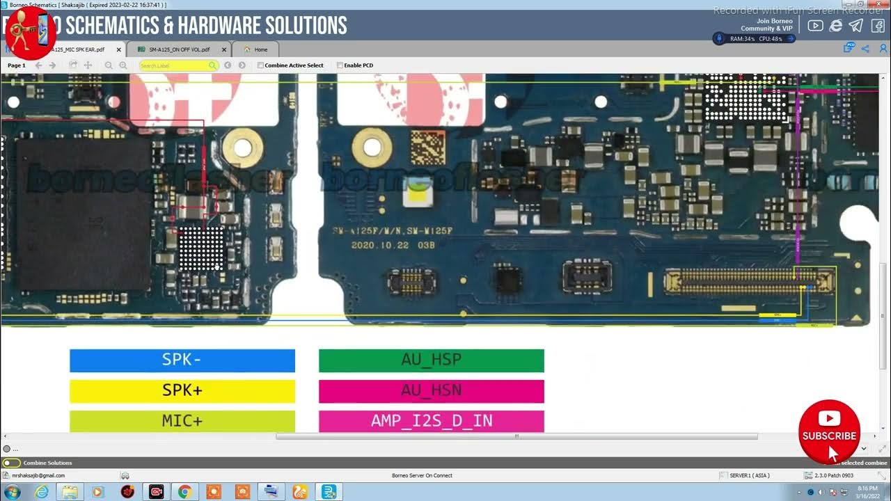 Samsung A12 A125f Mic Spker Buzz Hardware Solution YouTube