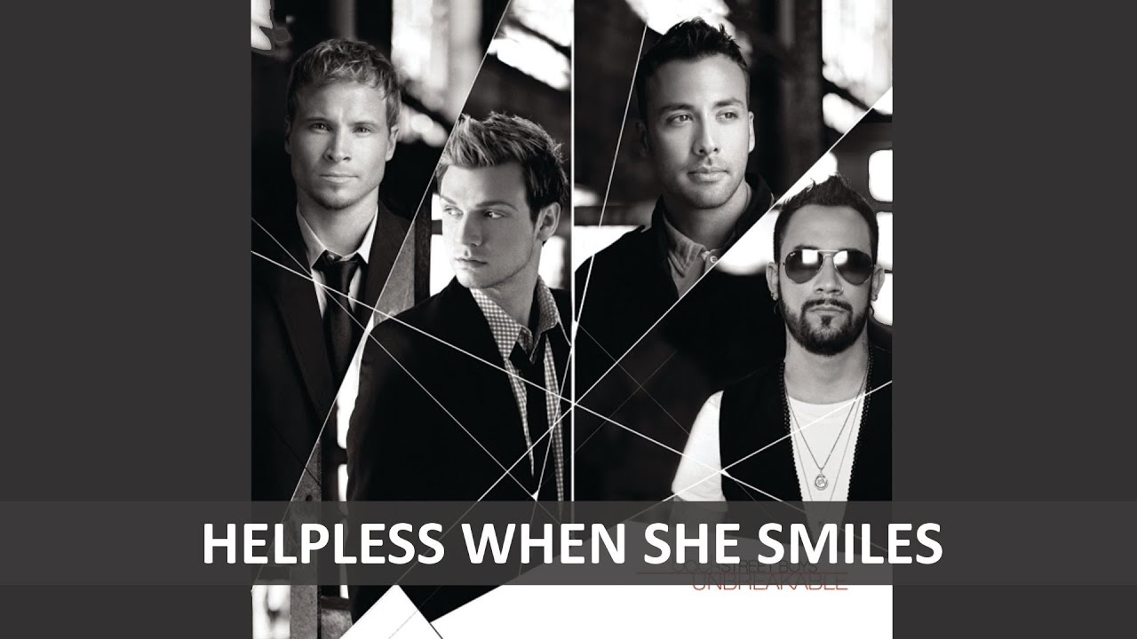 BACKSTREET BOYS - HELPLESS WHEN SHE SMILES LYRICS - YouTube