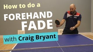 How to do a FOREHAND FADE (with Craig Bryant)