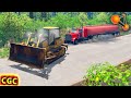 Evacuation of cars BeamNG Drive #4