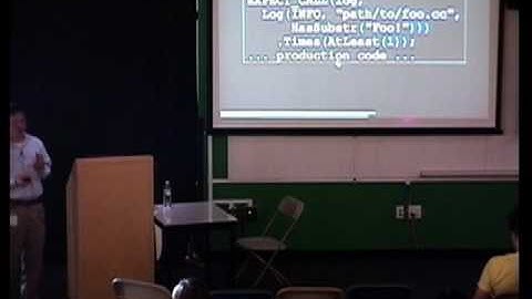 C++ Mocks Made Easy - An Introduction to gMock