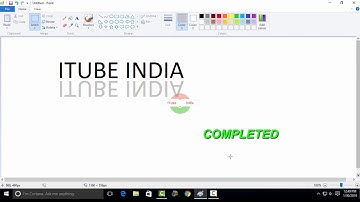 SHADOW CREATE IN MS PAINT