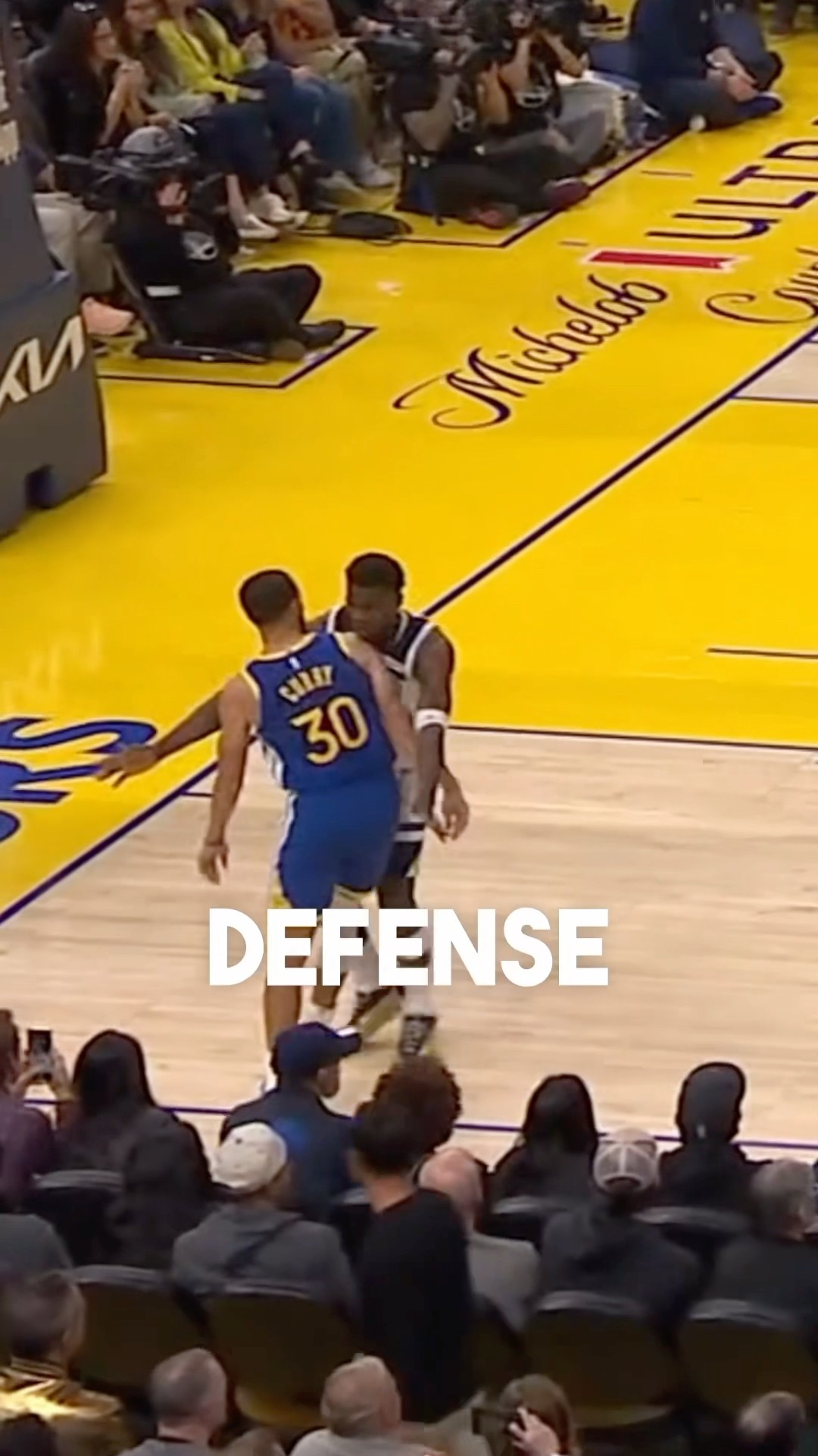 Ant’s LOCKDOWN defense on Curry ??