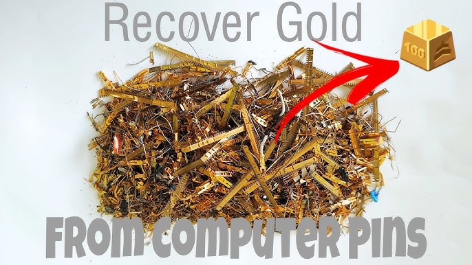Gold Recovery 10 Pounds Gold Plated Pins In Under 3 Minutes 