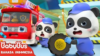 Kendaraan Rekayasa Terluka | Lagu Kendaraan Anak | Lagu Anak-anak | BabyBus Bahasa Indonesia