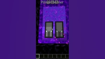 Minecraft Nether Portal Logic #minecraft #shorts #gaming