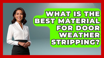 What Is The Best Material For Door Weather Stripping? - Insects and Invaders