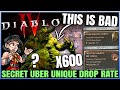 Diablo 4 - I&#39;ve Killed Duriel 600+ Times... - TRUE Uber Unique Drop Rate is a BIG Problem...