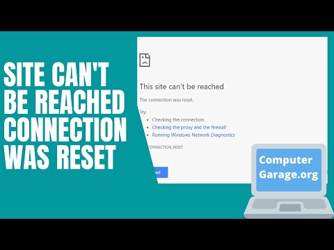 This Site Can't Be Reached The Connection Was Reset { FIXED }
