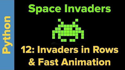 Python Game Programming Tutorial: Space Invaders 12