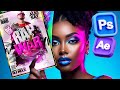 How To Make Party Flyers on Photoshop Tutorials for Beginners Graphic Designers Flyer Design 2019