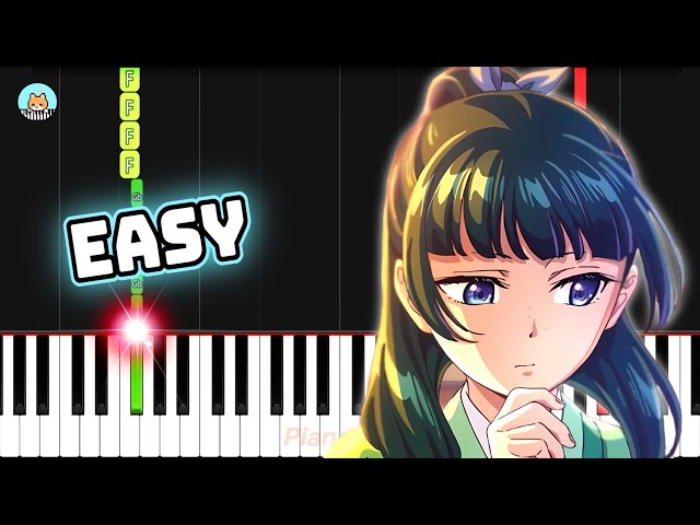 Kusuriya no Hitorigoto OP - Hana ni Natte - EASY Piano Tutorial u0026 Sheet Music class=
