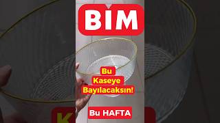 Sofranı yenile! Altın rimli ayaklı kase Bim’de bu hafta!