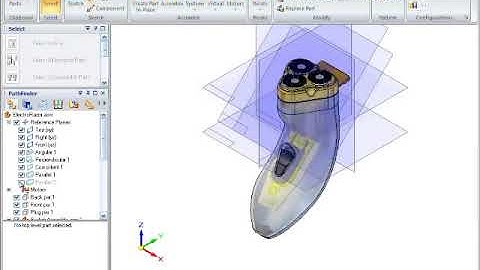 Solid Edge Toggle Parts In Pathfinder  - Shubban Technologies