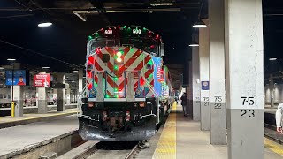The Metra Holliday train walk through 2024