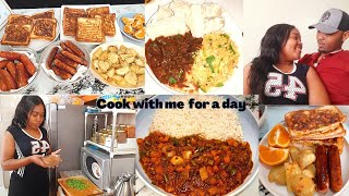 COOK WITH ME BREAKFAST,  LUNCH, DINNER|| WHAT WE EAT IN A DAY|| TIFINE WISE