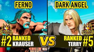 FF COTW ▰ FERNO (#2 Ranked Wolfgang Krauser) vs DARK ANGEL (#5 Ranked Terry) ▰ High Level Gameplay