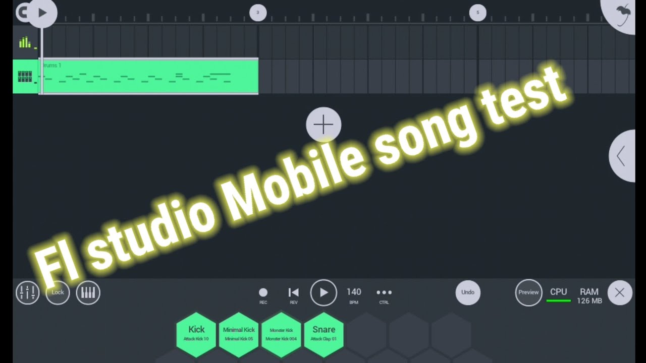 fl studio mobile test song - YouTube