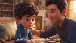The Little Boy Who Never Gave Up with family support| Motivational Story for Kids|Slow English Story Update