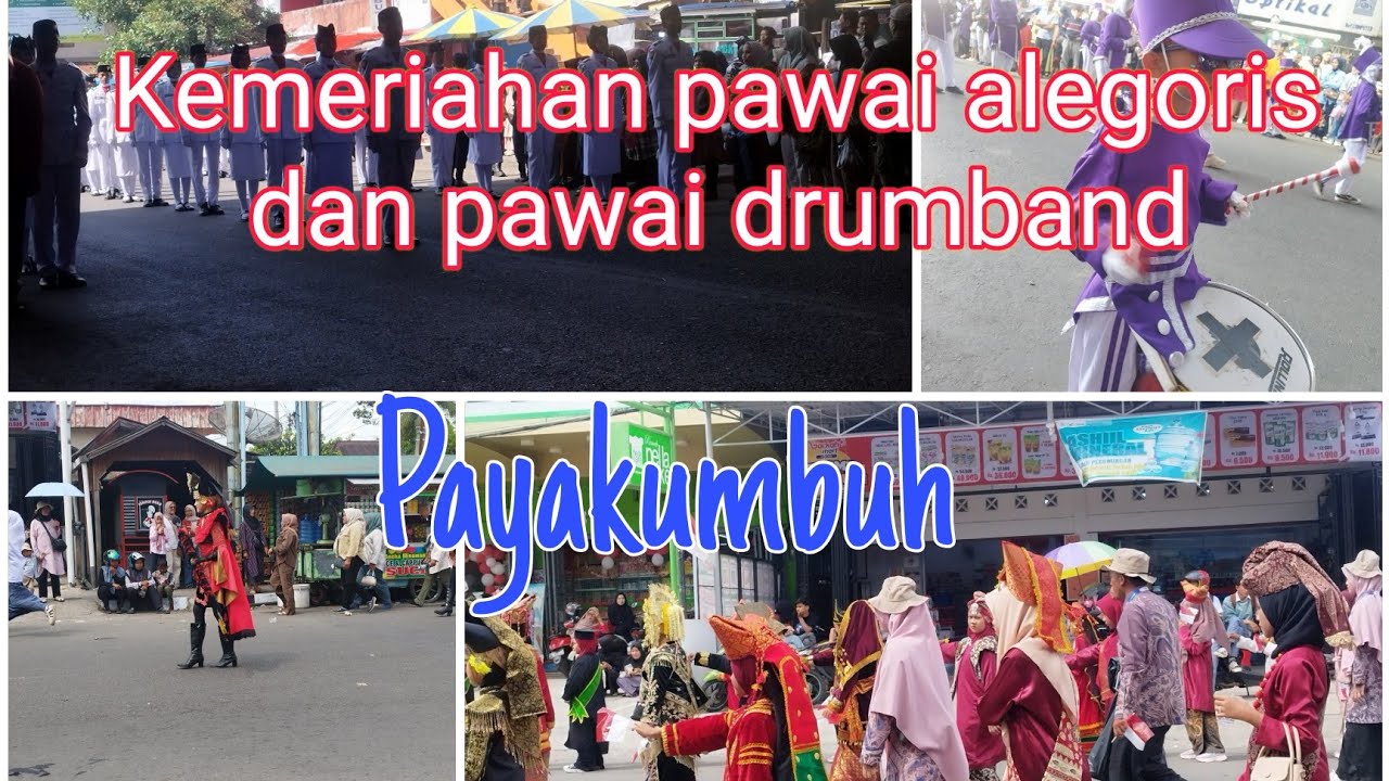 HOYAAK PAWAI ALEGORIS  HUT RI KE 80 TAHUN 2025 PAYAKUMBUH SANGAT MERIAH #pawai #alegoris