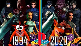 All PSX Remakes So Far | Gameplay Comparison | 1994 - 2020