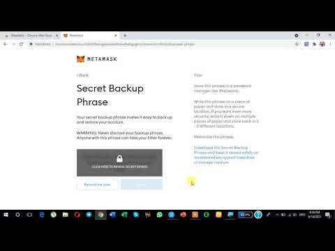 Lecture 62 Create New Metamask Wallet, Add Extension/BSC Mainnet, Login/Logout and change Password.