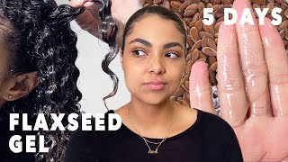 I Tried Flaxseed Gel On My Curly Hair Every Day For 5 Days