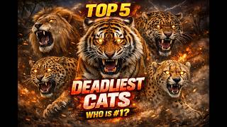 Top 5 Deadliest Big Cats Ranked 😳