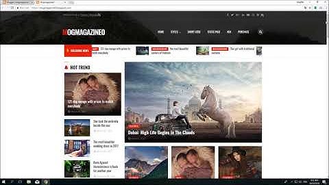 Part 2 - Initialize and set up the MogMagazine blogger template
