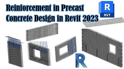 Reinforcement In Precast Concrete Design | Revit 2023 | Tutorial