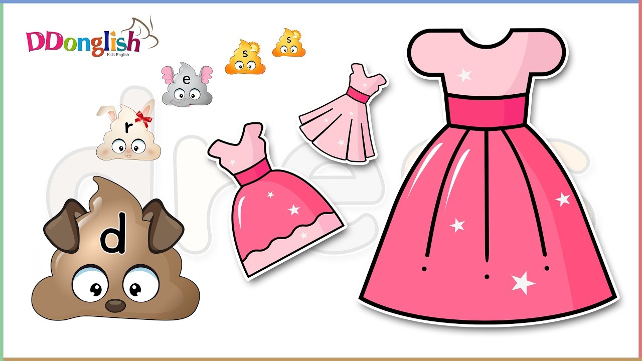 Dress│Learn to Read│Letter d│Dress Perler Beads│Kids English Song│Learn
