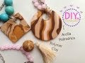 DIY Collares de arcilla polimerica/polymer clay necklace Tutorial 1