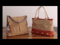 VIDEO BOLSOS ARTESANALES EN YUTE