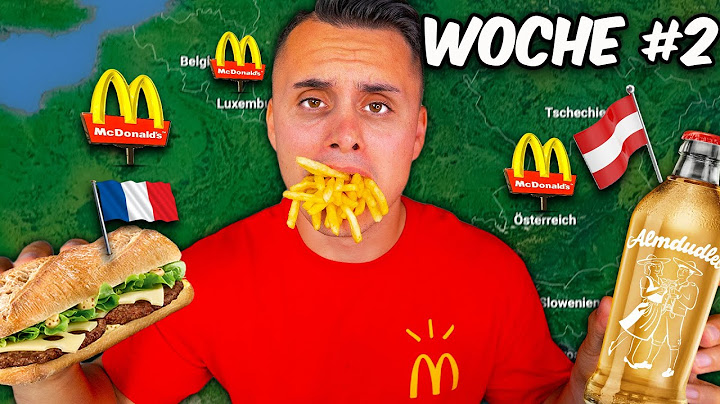 1 MONAT nur bei MCDONALDS ESSEN *Selbstexperiment* I McMathon Woche 2 in EUROPA