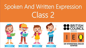 IEO English Olympiad Class 2 | Spoken and Written Expression
