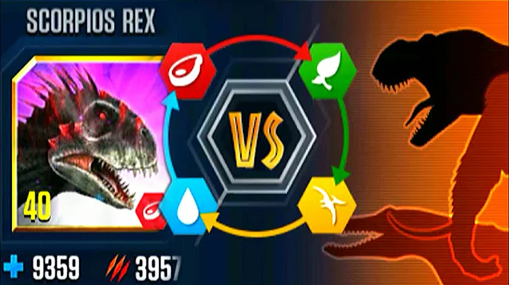 SCORPIOS REX DEFEAT 9 OPPONENTS (JURASSIC WORLD).